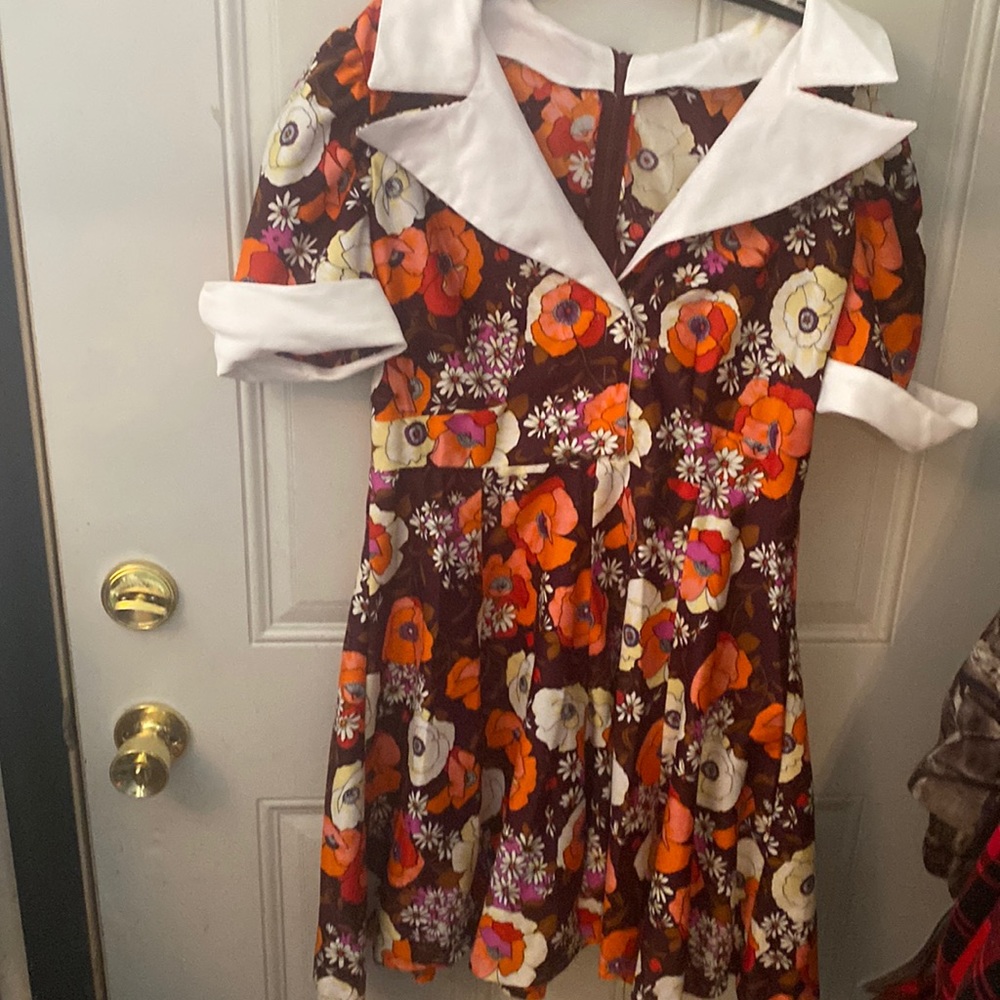 60’s inspired middy dress